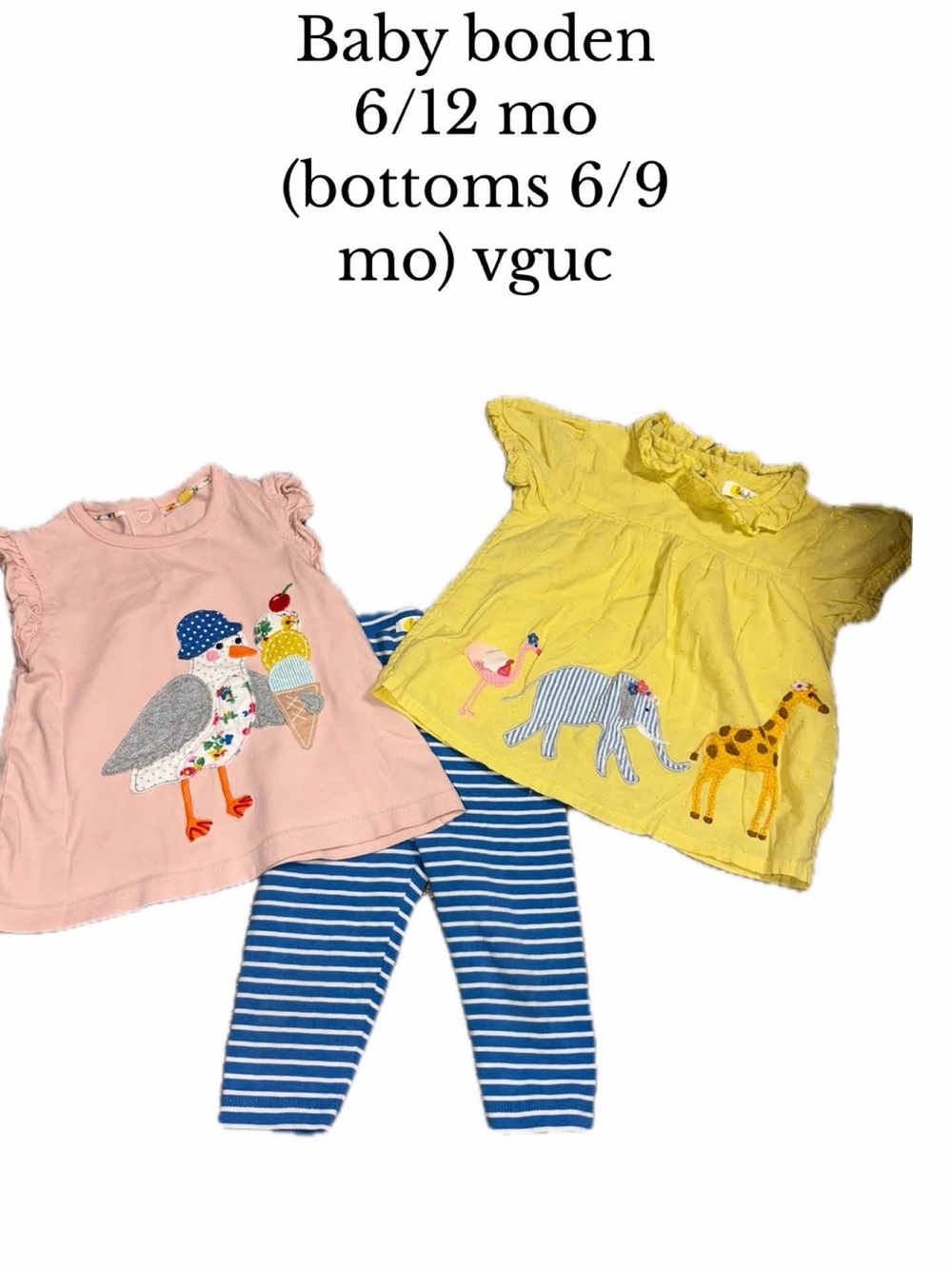 Baby boden 6-12 month bundle